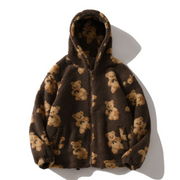 Cozy Cartoon Bear Sweatshirt for Women