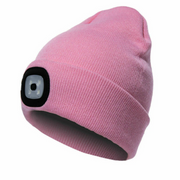 Hands-Free LED Beanie Hat with Rechargeable Light