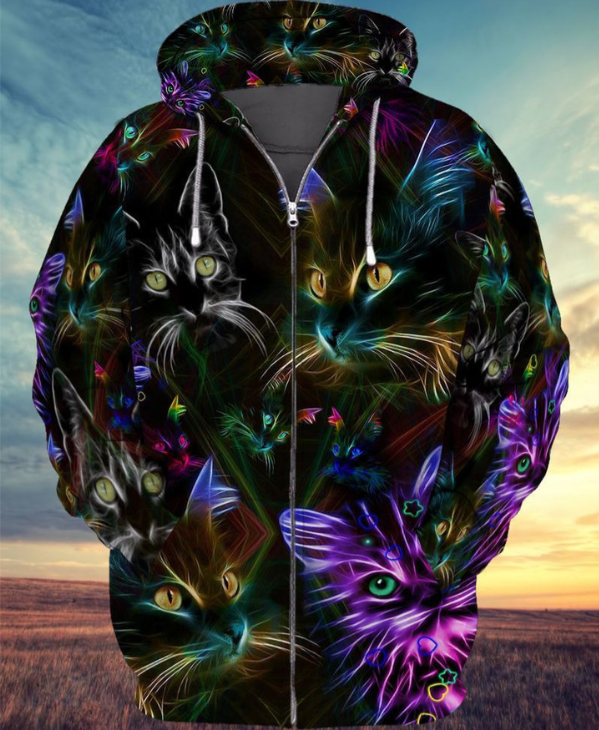Men's Printed Hooded Casual Fashion Sweater