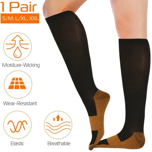 Graduated Compression Socks for Recovery and Support