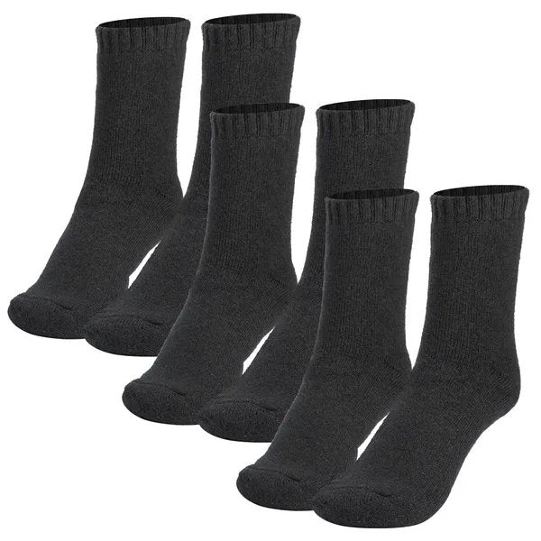 Warm Men's Wool Socks, 3 Pairs - Thermal Winter Socks for Men