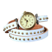 Rivet Leather Watch Chain