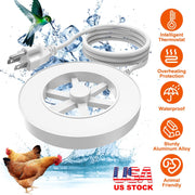 Outdoor Bird Bath Heater with Thermostat