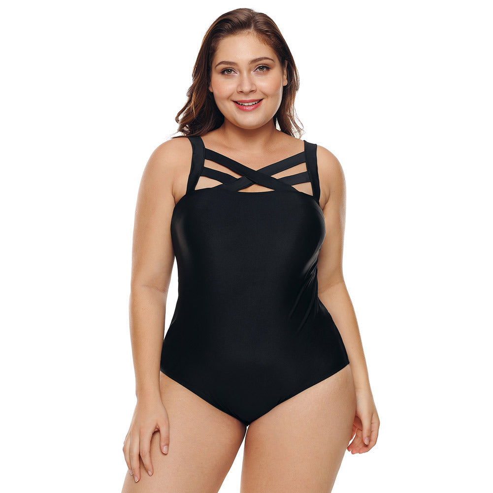 Sleek Backless One-Piece Swimsuit for Beach & Hot Springs