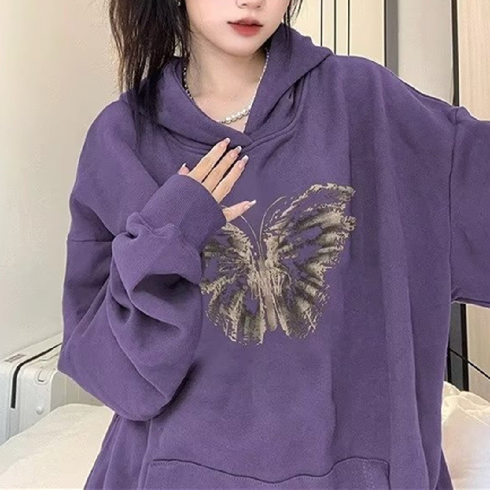 Women's Geometric Hooded Cotton Sweater - Cozy & Chic