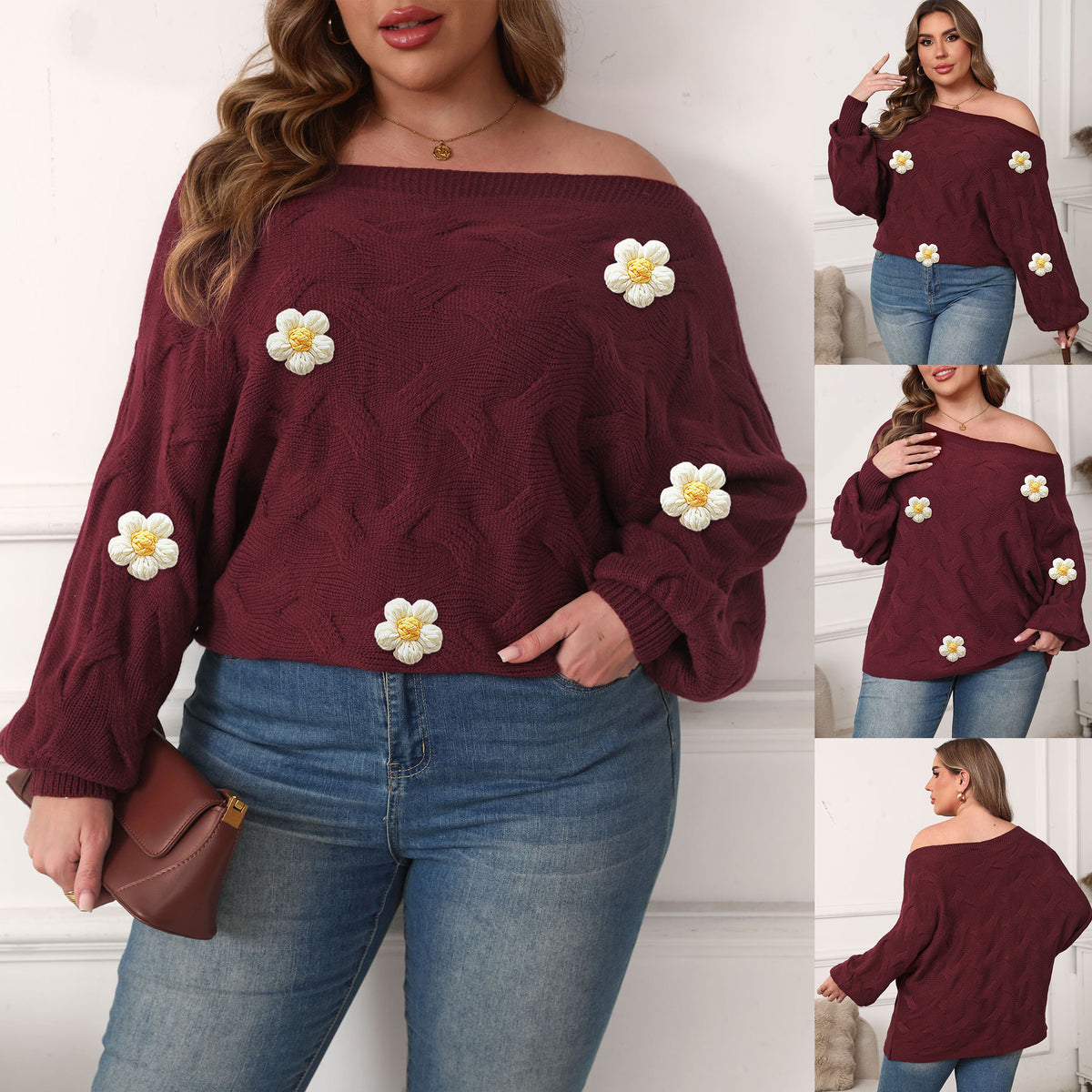 Batwing Sleeve Loose Pullover Female Female