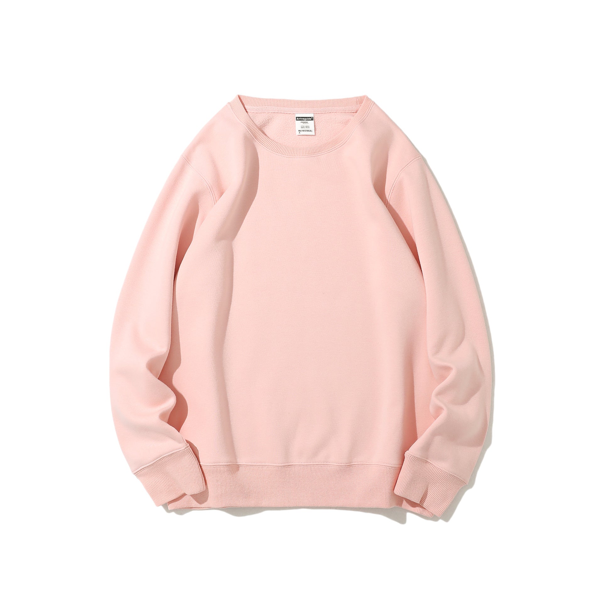 Cozy Fleece-Lined Candy Color Pullover Sweater