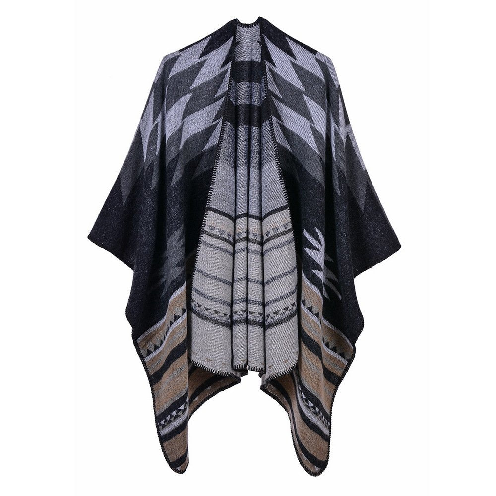Stay Warm in Style with Reversible Cashmere Cloak