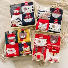 Stay Fresh in Style - Red Cartoon Deodorant Socks for Women