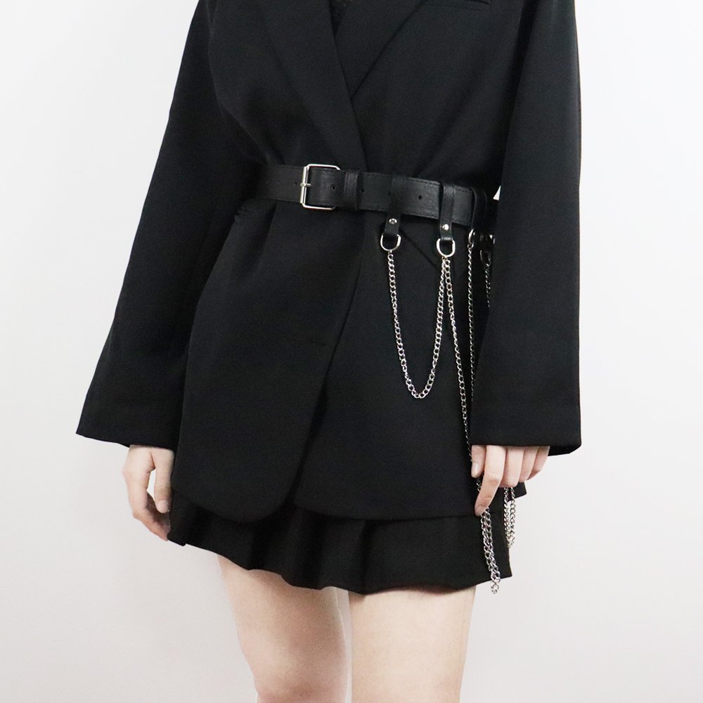 Chain Belt for Men and Women - Punk Style Waist Chain Accessory