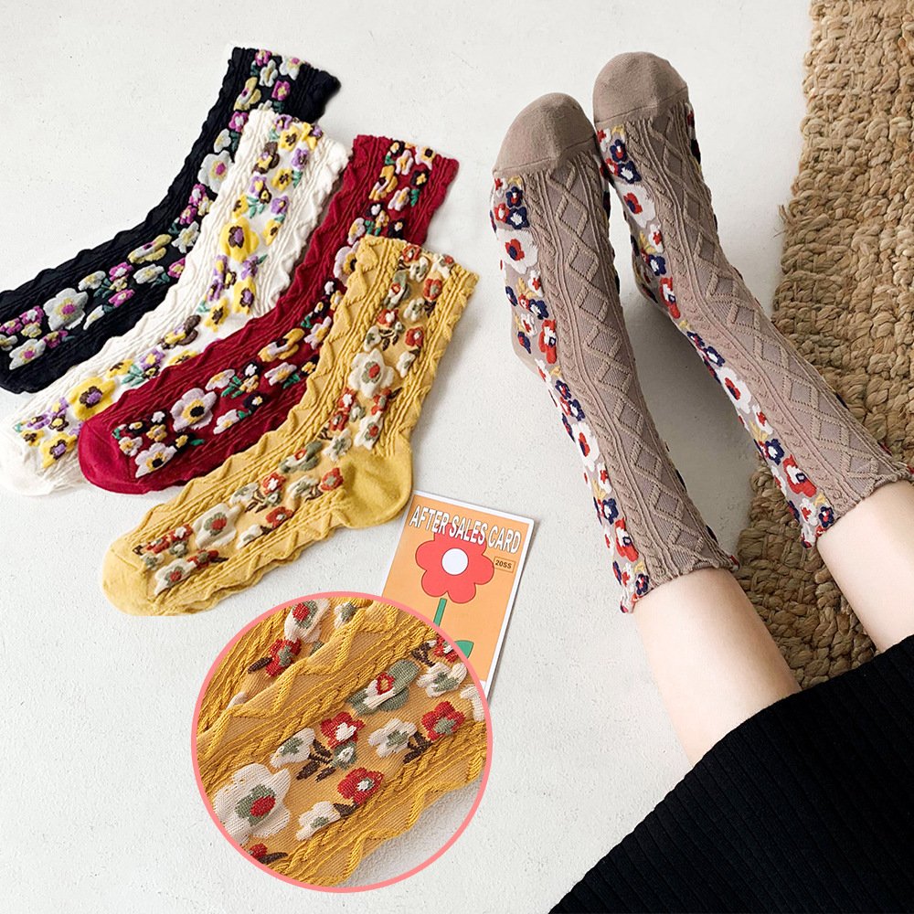 Cozy Mid-Calf Socks for Women