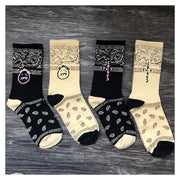 Cotton Sports Socks with Fun Letter Expression