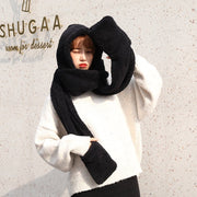 Warm Plush Scarf Set