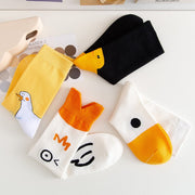 Soft Breathable Women's Cotton Socks - Autumn Style