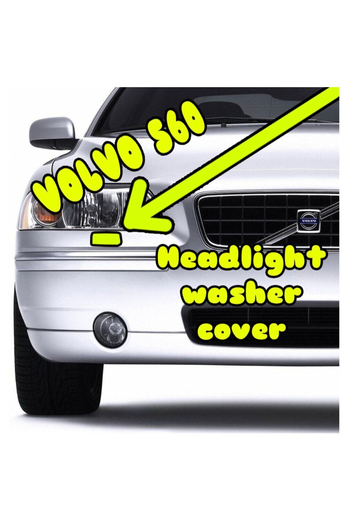 Volvo s60 headlight washer cover