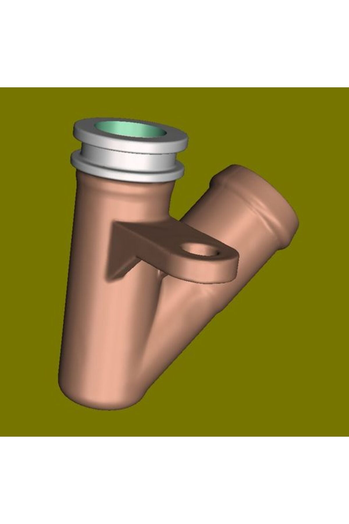 Mercedes cooling system flange