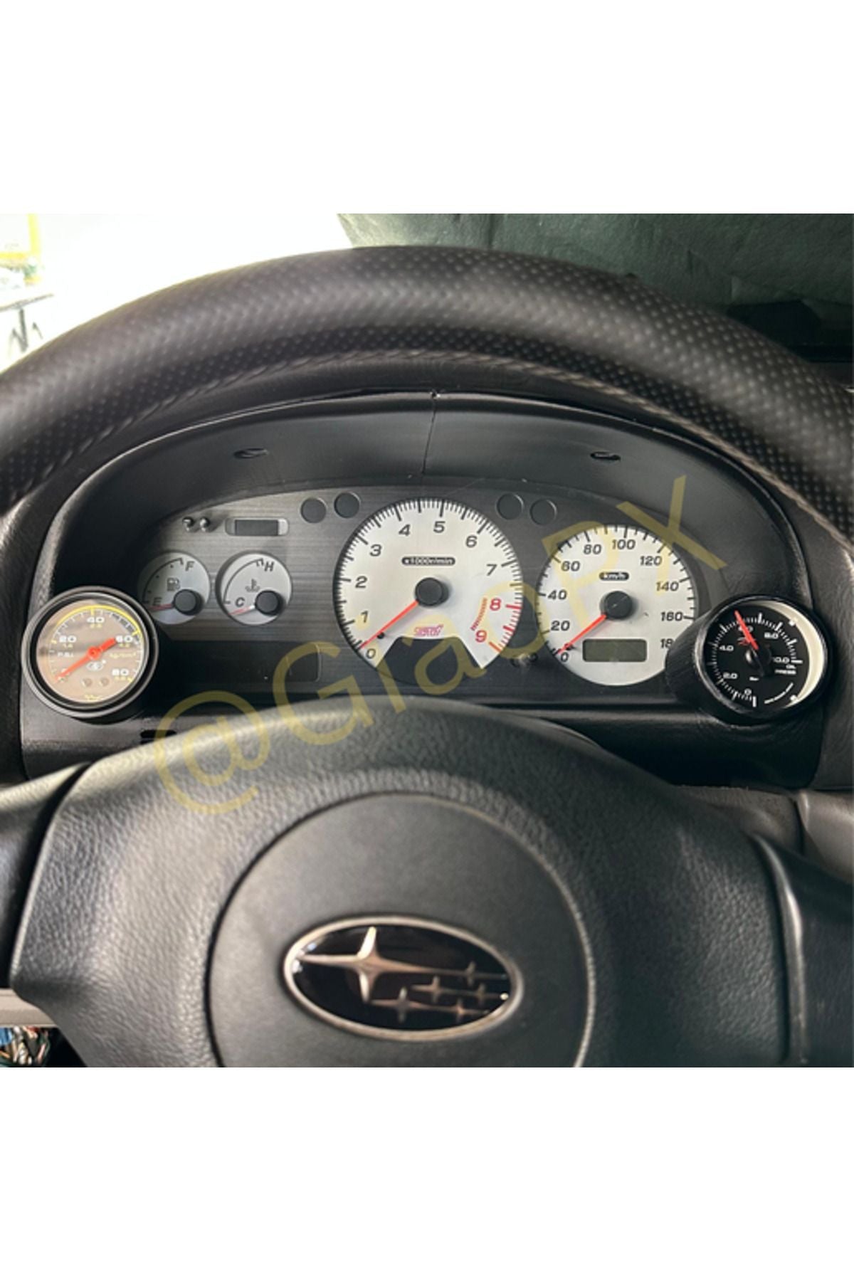 Subaru GC8 V5 V6 Instrumententafelblende 52mm mit Blinker