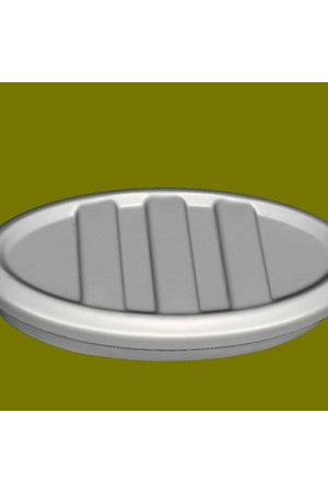Stopfen für Ovalrohr 75x36 mm