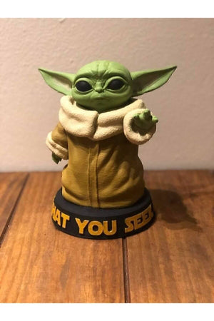 Baby Yoda Figur Baby Yoda Farbfigur/Fanart