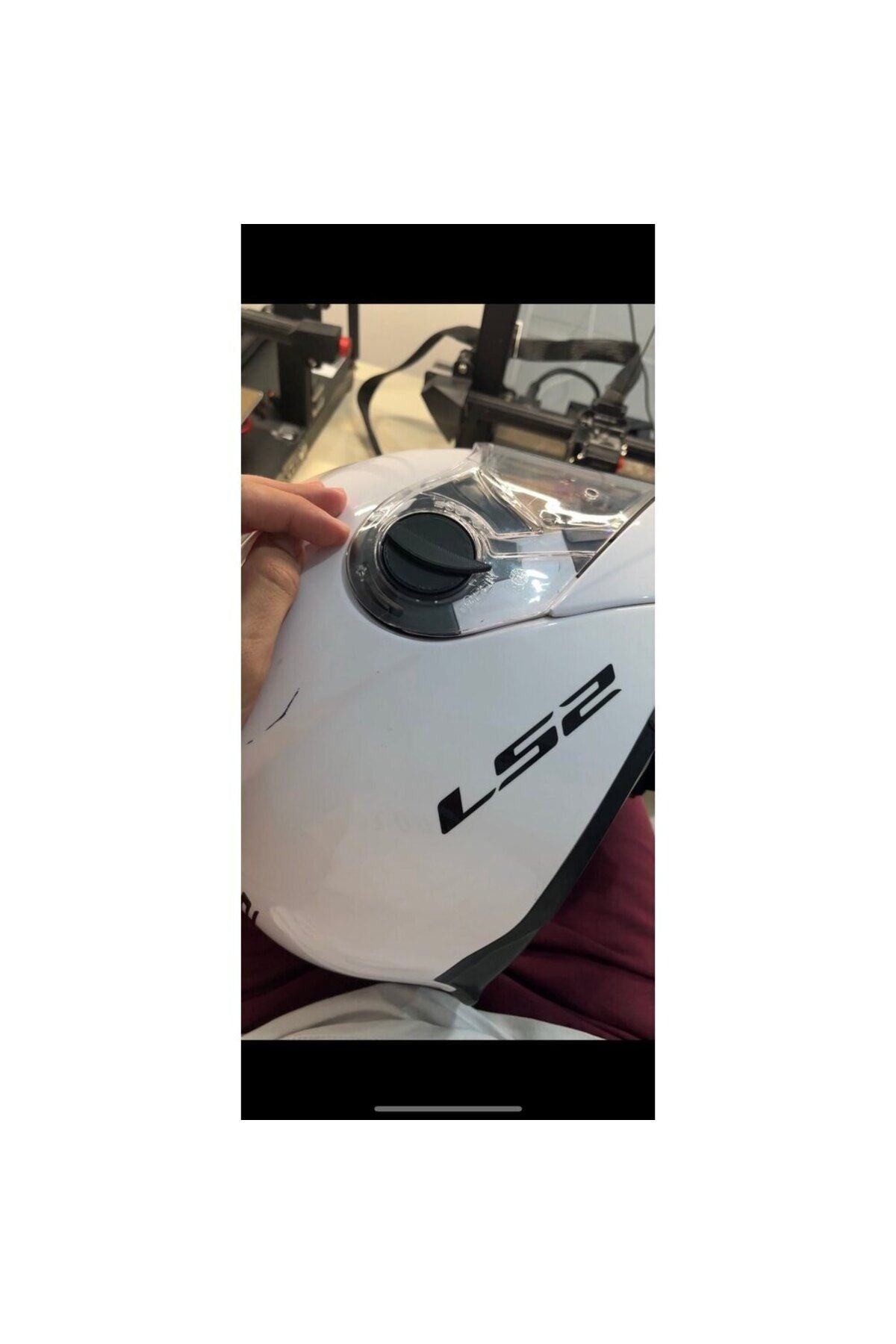 LS2 Helmet Glass Handle Button