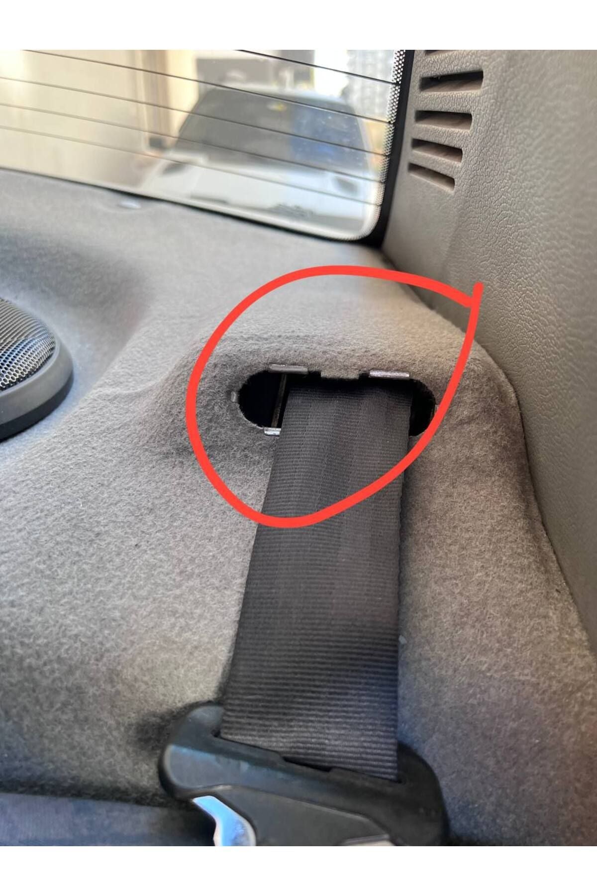 logan seat belt frame