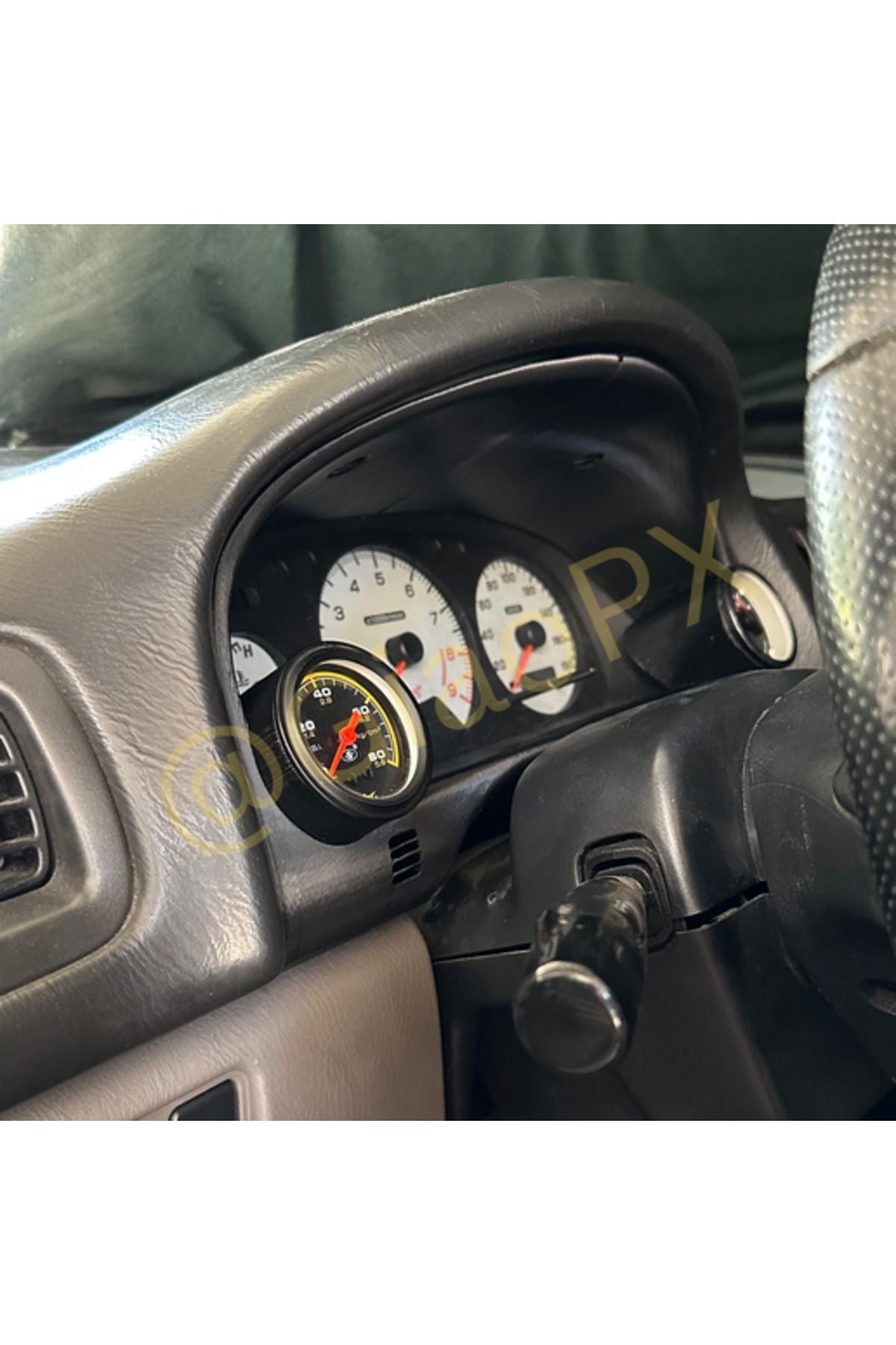 Subaru GC8 V5 V6 instrument panel bezel 52mm with indicator