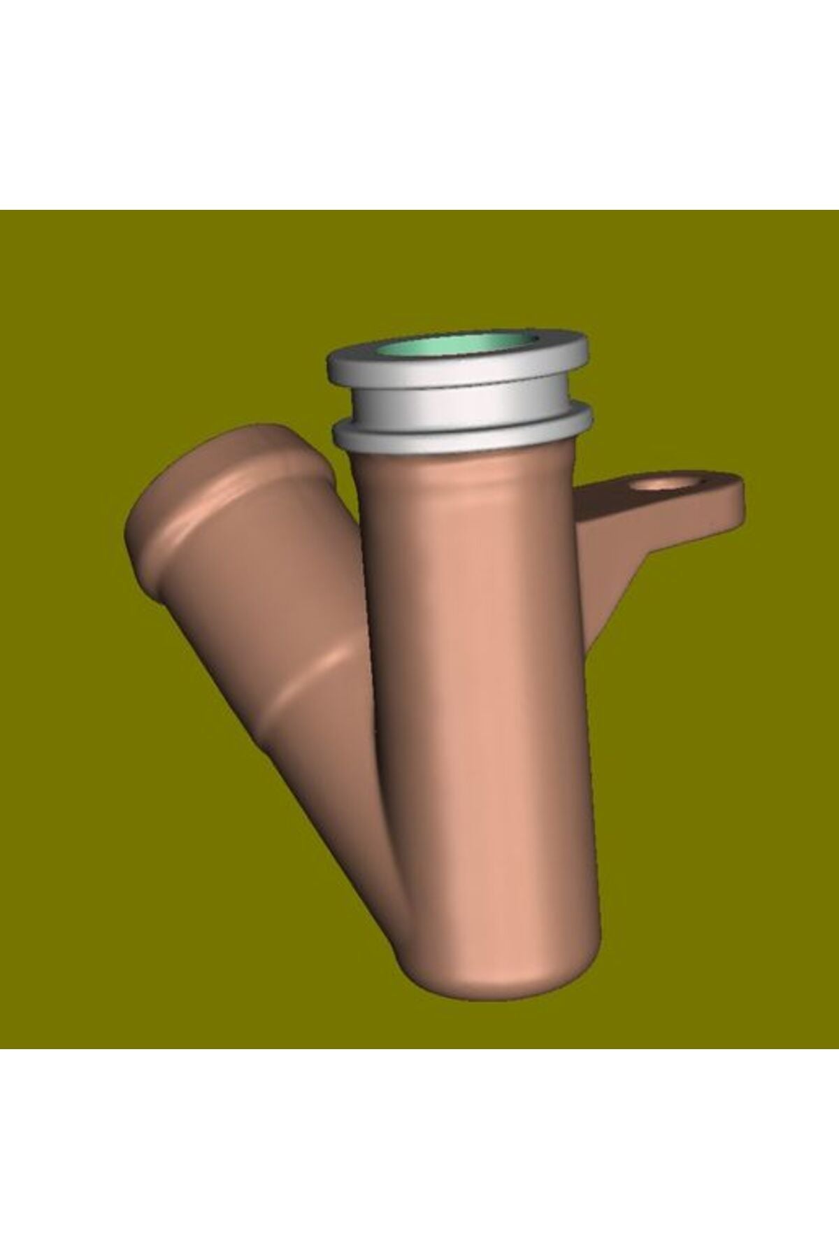 Mercedes cooling system flange