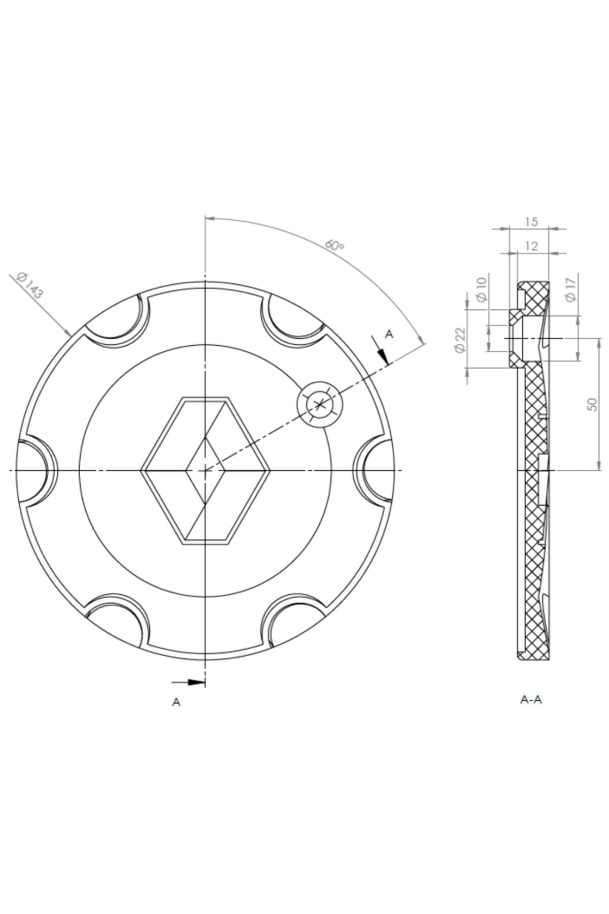 Megane 2 16 inch wheel hub (Single)