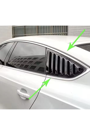 audi a5 passenger butterfly window grille
