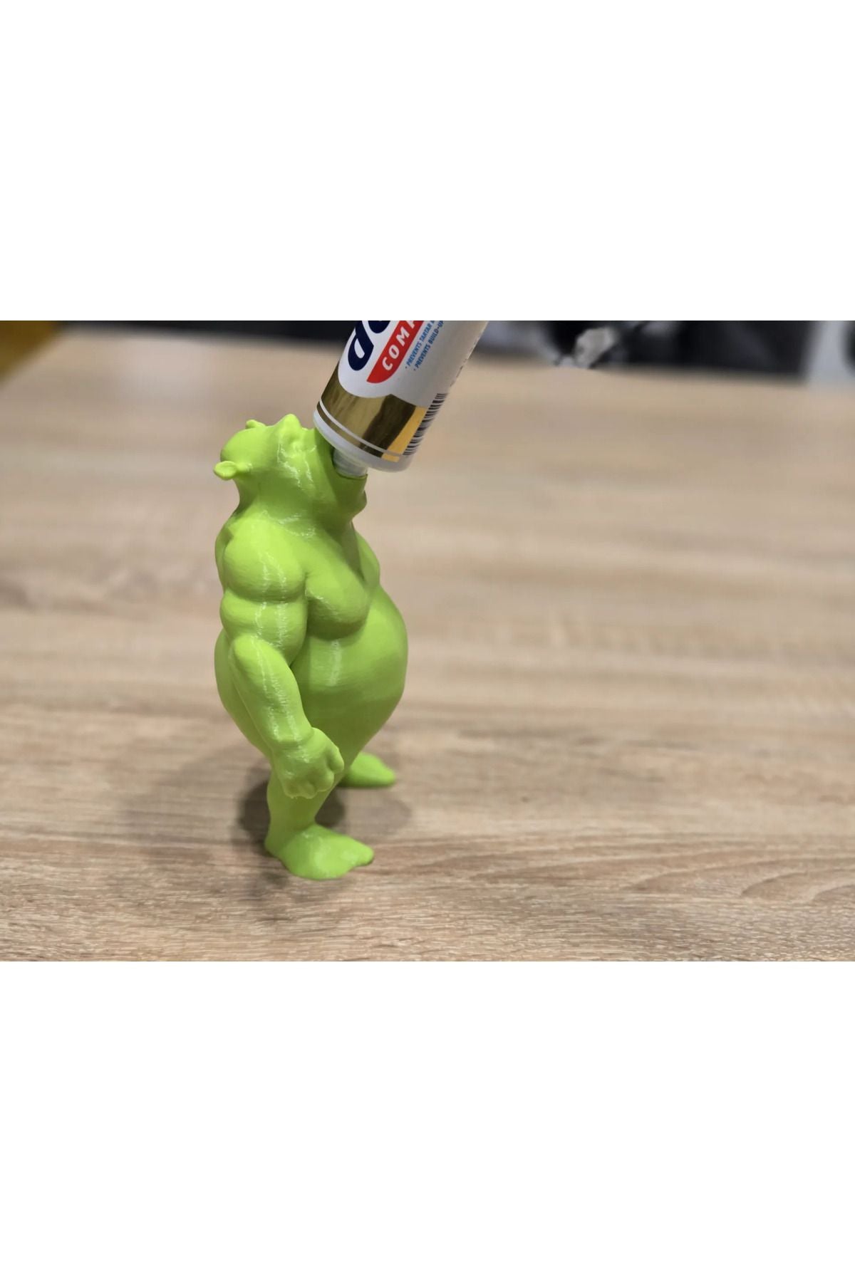 Shrek-Zahnpasta-Kappe