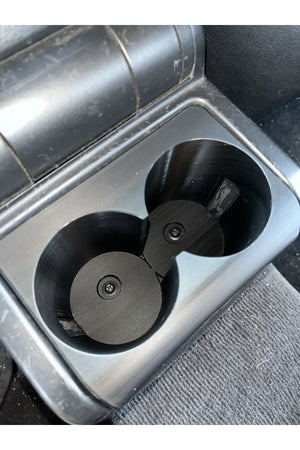 BMW E46 compatible rear ashtray cup holder (black)