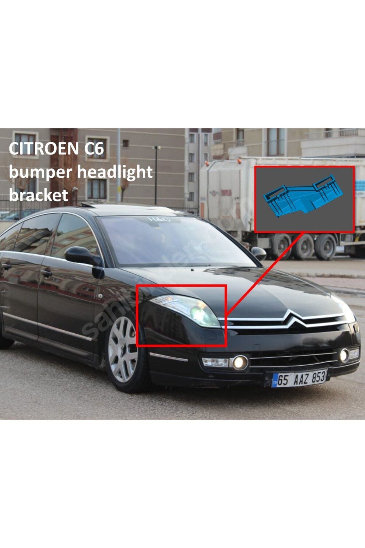Citroen C6 Stoßstangen-/Scheinwerferhalterung Kompatibel