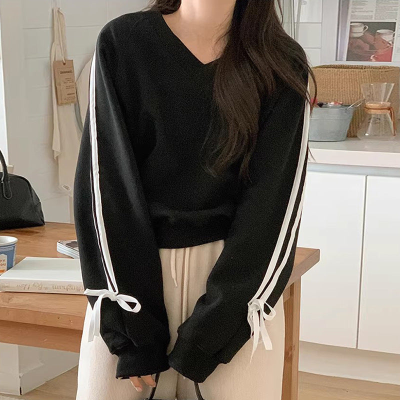 Cozy Solid Color Women's Loose Casual Pullover Hoodie