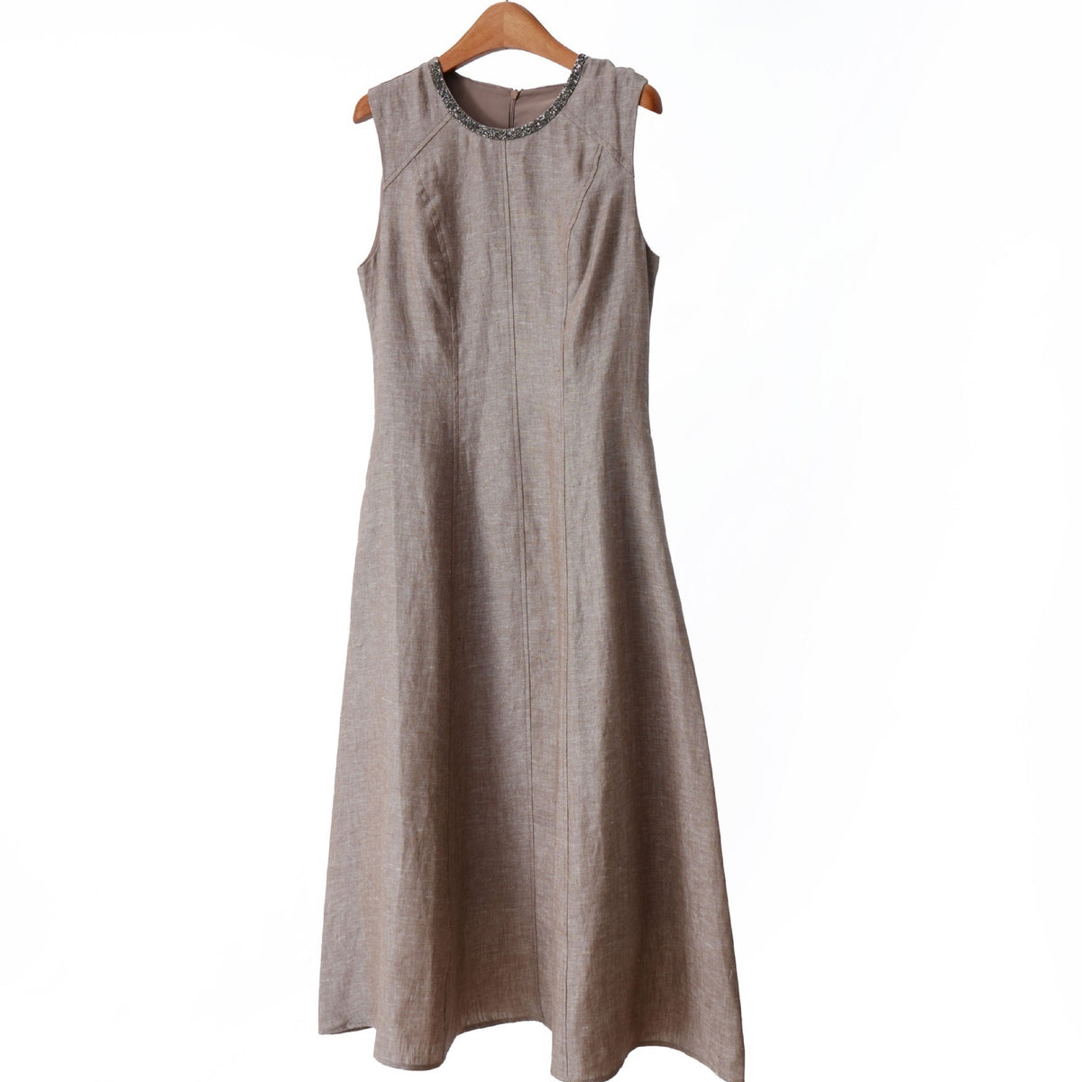 Sleeveless Waist-cinching Tank Dress for Women