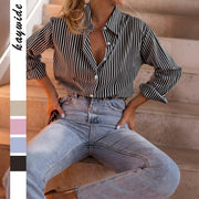 Casual Fashion Long-sleeve Cardigan Blouse For Women