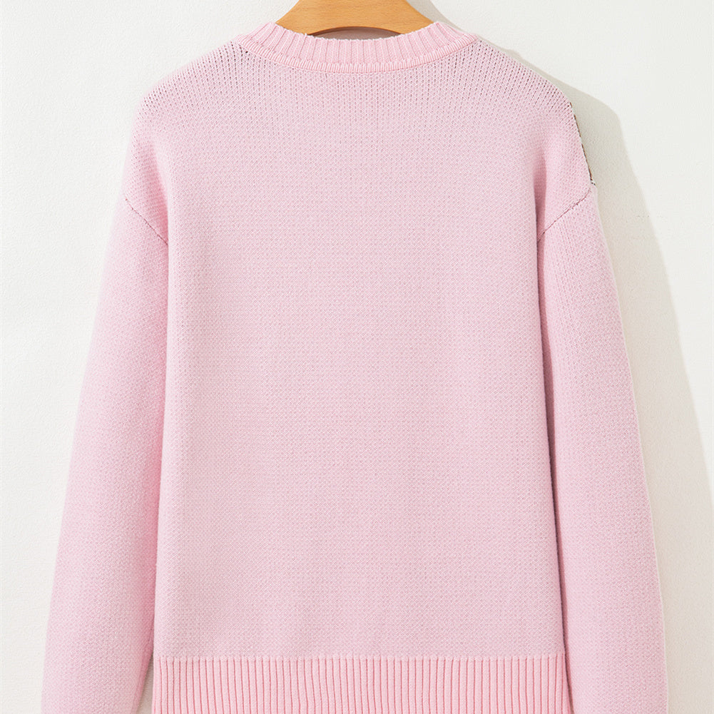 Women's Spring Round Neck Loose All-matching Slimming Sweater