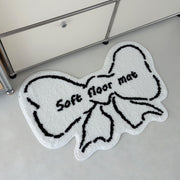 Bathroom Strong Absorbent Special-shaped Flocking Bedroom Bedside Carpet