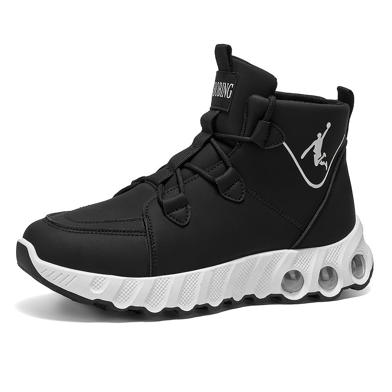 All‑Season Mid‑Top Synthetic Running Shoes with PVC Sole and EVA Hiking Pad