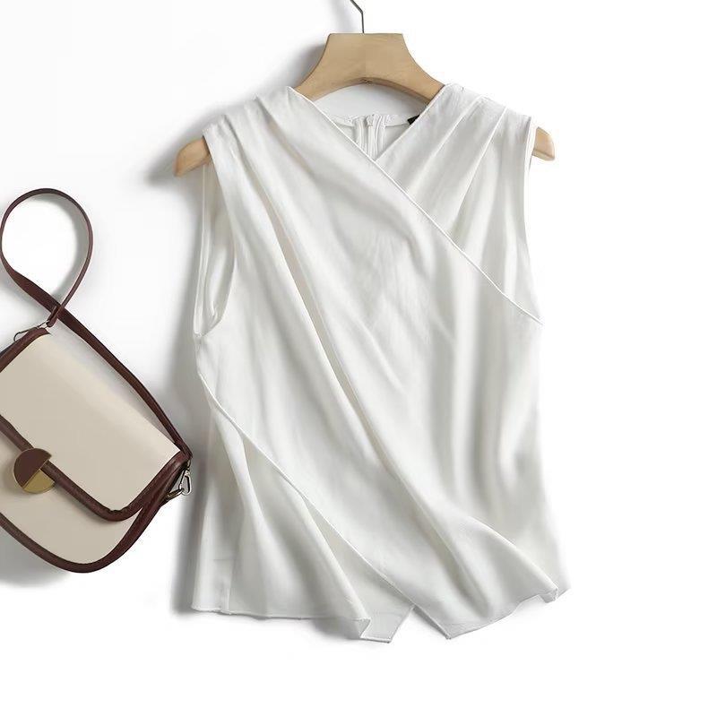 Lightweight Linen Blend Sleeveless Vest Top – Effortless Summer Style