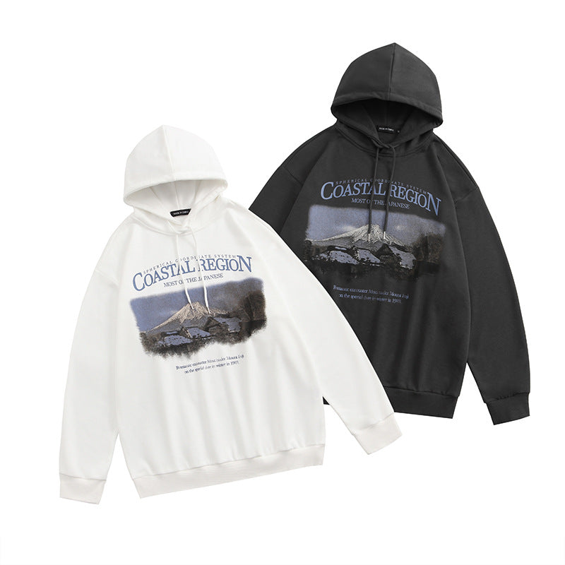 Trendy Loose Casual Couple Hoodie Sweatshirt