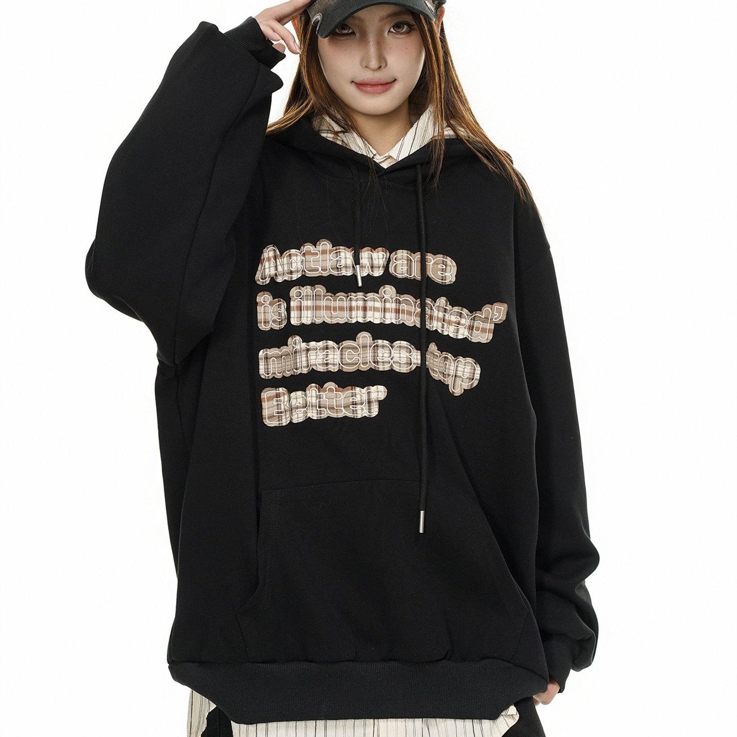 Women's Vintage Streetwear Hooded Sweatshirt