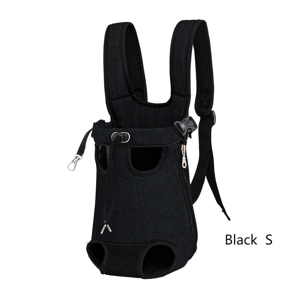 Pet Travel Backpack with Front Harness, Adjustable Multi‑Gear, Ultra‑Breathable Mesh and Lightweight Durable Design