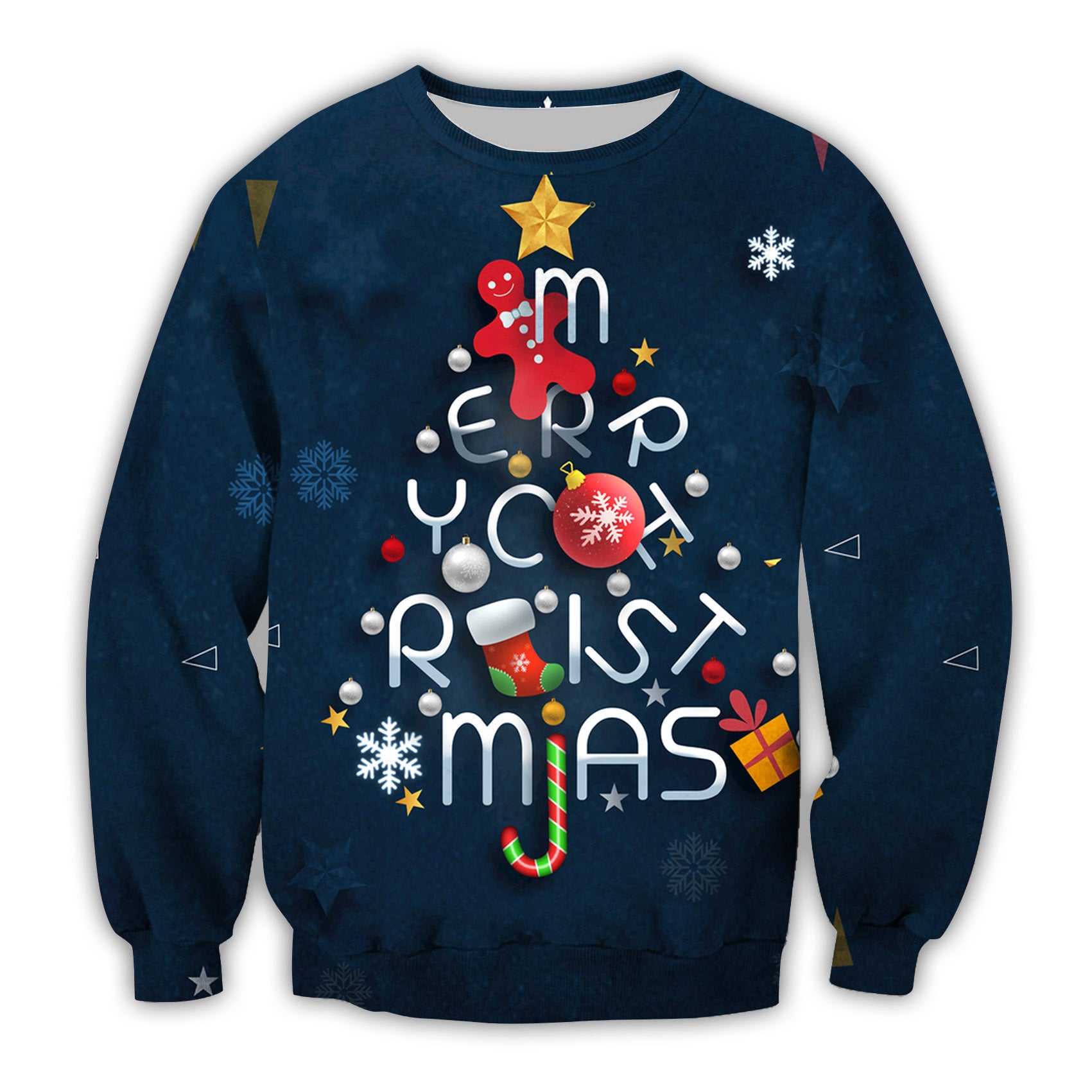 Festive 3D Christmas Hoodie for Women & Teens