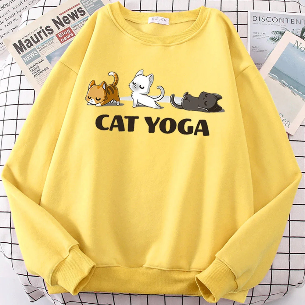 Women's Printed Yoga Sweatshirt | Active Pullover