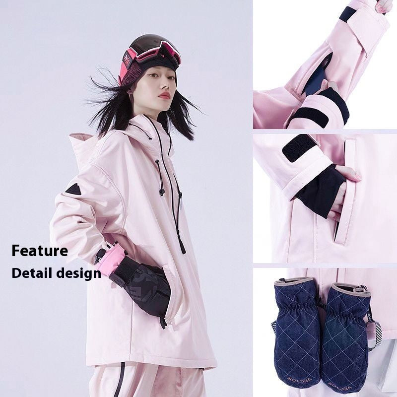 Waterproof Windproof Thermal Ski Jacket for Men & Women