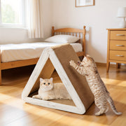 Durable Triangle Scratching Board, Multi-functional Training Scratching Post For Play And Exercise, Suitable For Cats And Dogs, All-season Indoor/outdoor Use, Sturdy & Easy To Assemble, Dog Scratcher