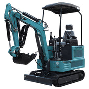 4000Lbs Crawler Mini Excavator • Kubota Engine Hydraulic Thumb • Twin Cylinder Diesel Engine • Water-Cooled Heat Dissipation • Local Pickup Pilot Digger for Construction Works, Farms, Roads, Parks, Orchards, Garden