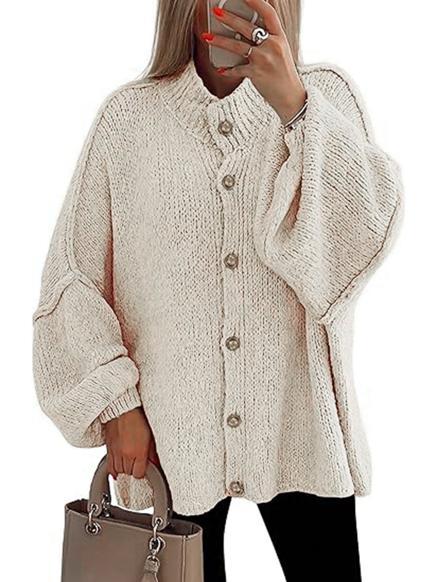 Autumn and Winter College Style Lazy Knitted Women's