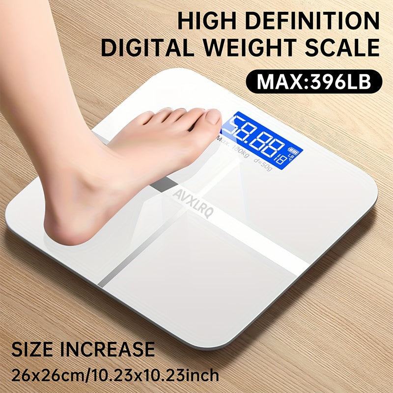 Weight Scale Electronic Scale, 396 Pound Digital Bathroom Scale, High-precision Weight Scale With LCD High-definition Display Screen And Temperature Display (switchable Between KG And Pounds), Ultra W