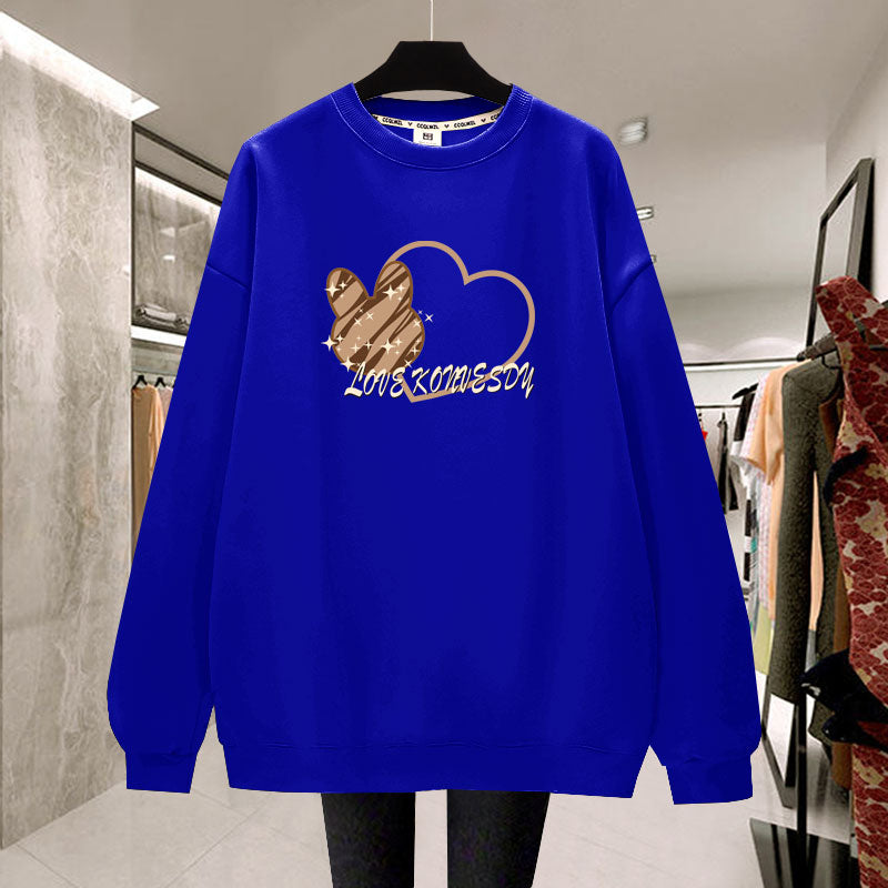 Cozy Plush Pullover Sweatshirt | Warm Student Style Top